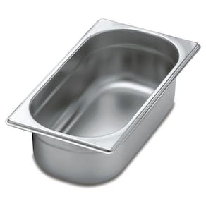 Kit 6 Cubas Gastronomica Inox Gn 1/3 X 100mm (325X176mm)