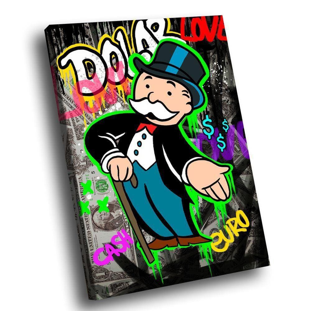 Quadro Dólar Love -- Br Artes