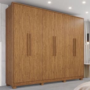 Guarda-Roupa 6 Portas 6 Gavetas Potenza Cinamomo