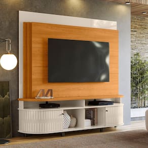 Estante para Tv e Home Theater Daytona Cinamomo/Off White