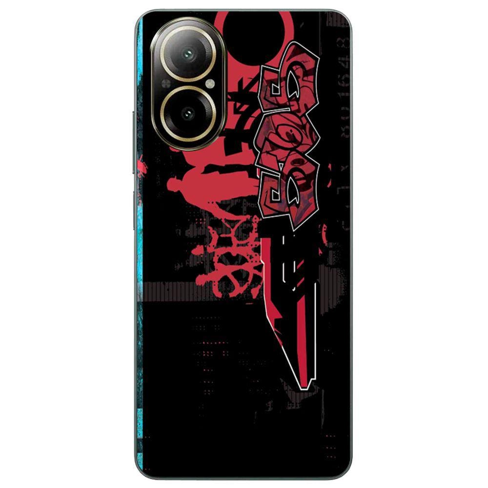 Capa Adesivo Skin055 Verso Para Realme C67