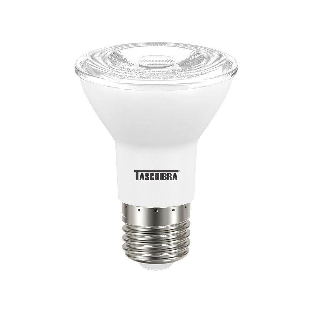 Lâmpada Led Par 20 7w E27 Ip65 Taschibra Bivolt 2700k Luz Quente