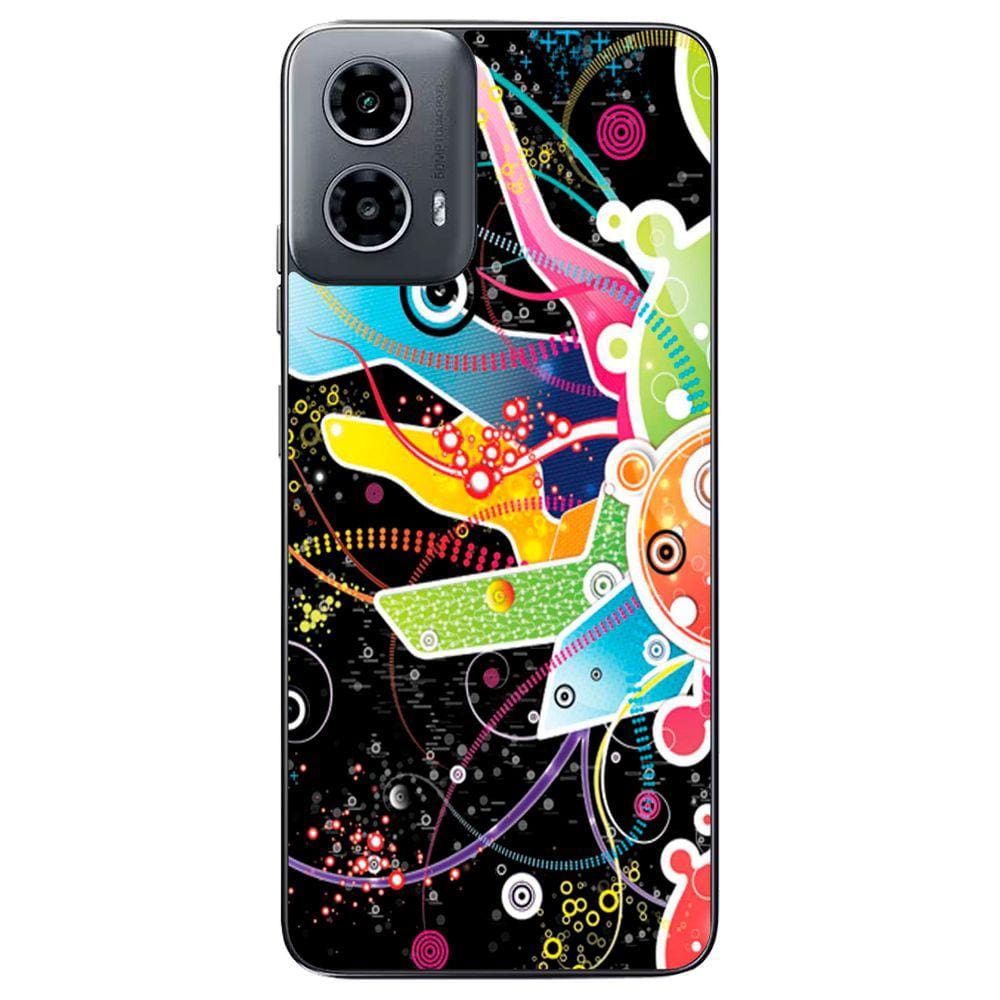 Capa Adesivo Skin058 Verso Para Motorola Moto G34 5G