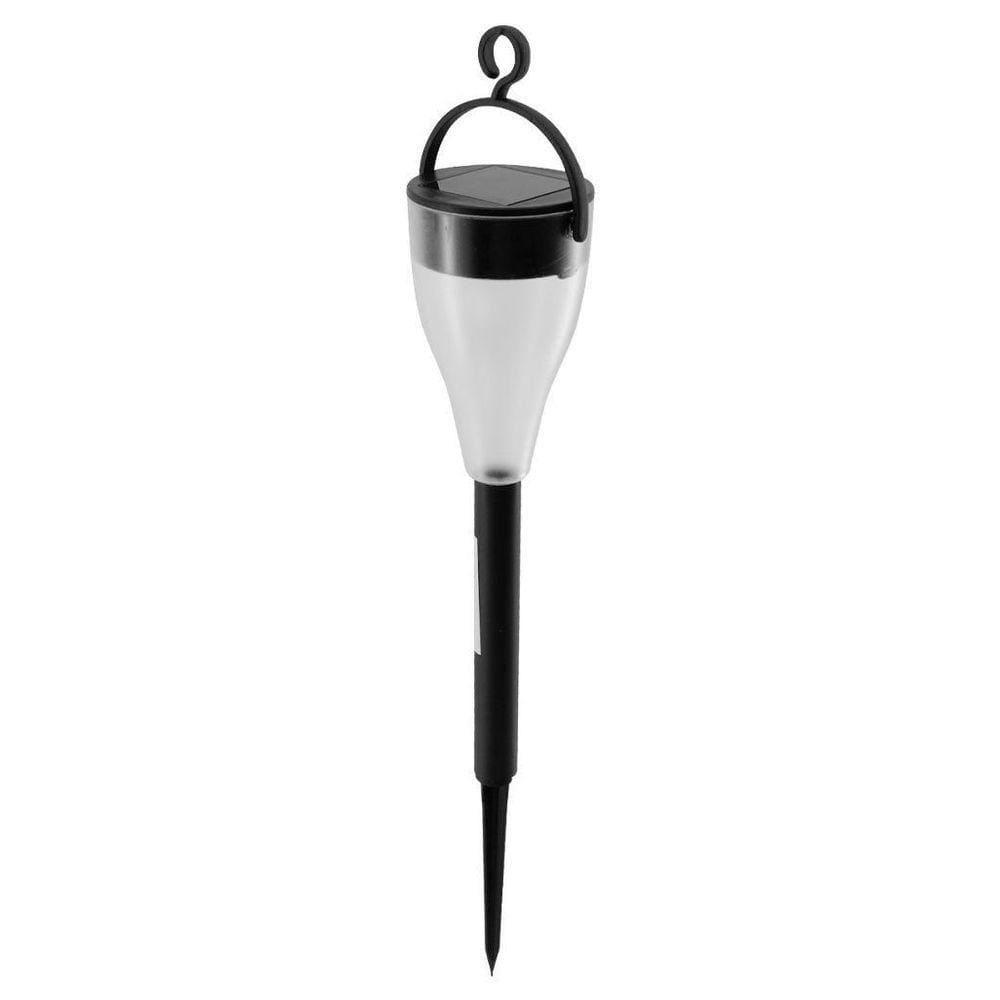 Kit 4 Luminária De Jardim Solar Luz De Led