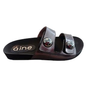 Sandalia Aine Store Rasteira Almeria Chinelo Feminino Titanio