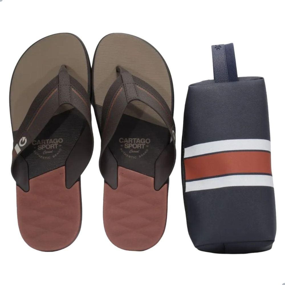 Chinelo Cartago Vancouver Marrom