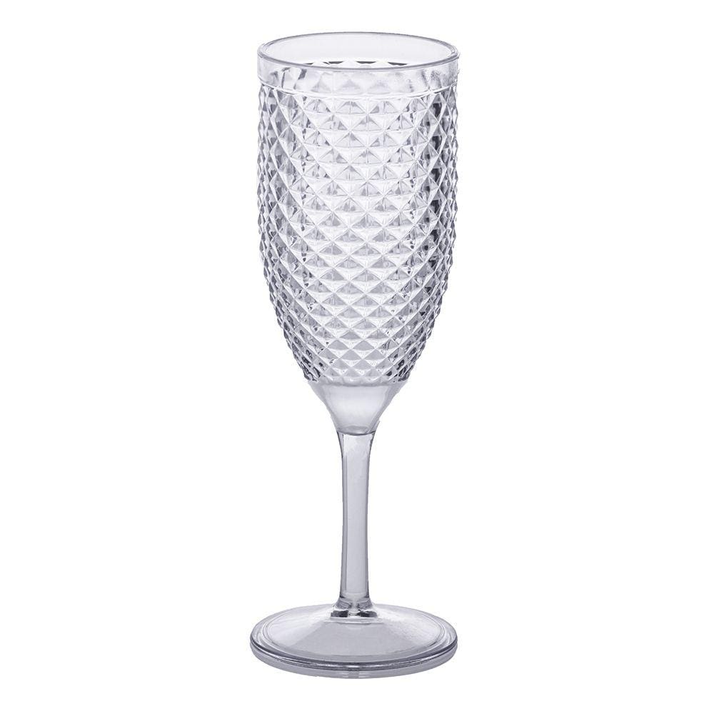 Taça Para Champagne E Água Luxxor Acrílico 350ml Paramount