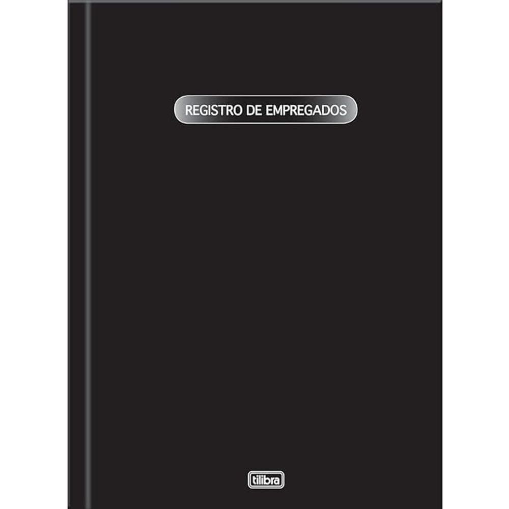 Livro Registro de Empregado 50 folhas 21,8x31,9 Capa Dura