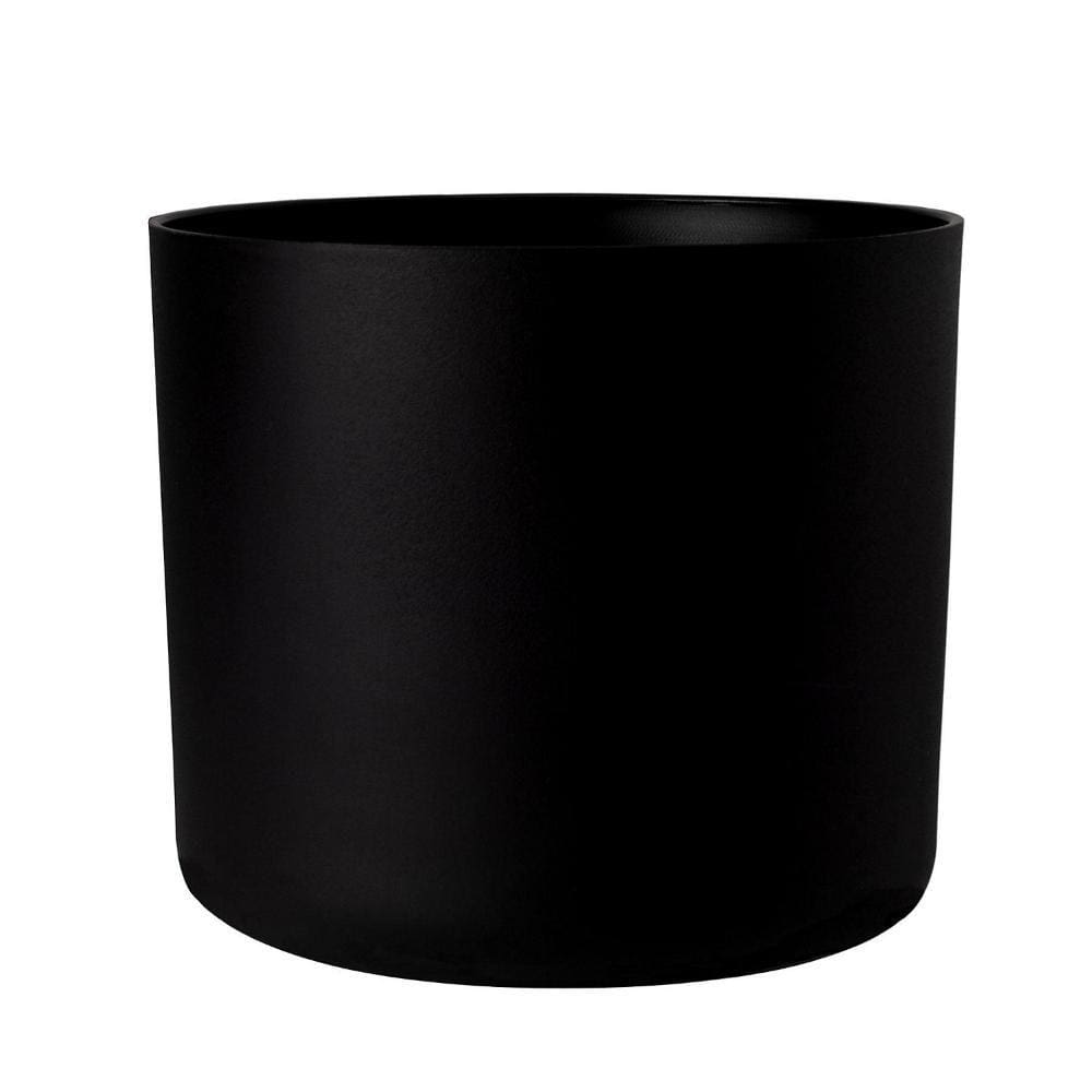 Vaso Cachepot Capri 14x13 cm Retângulo Preto West Garden