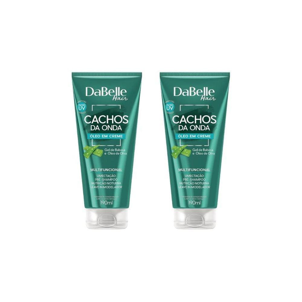 Oleo Capilar Creme Dabelle 190Ml Cachos Da Onda-Kit C/2Un