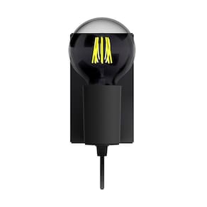 Arandela Taschibra Bilboquê Alumínio E27 Bivolt Preto