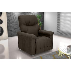Poltrona Reclinável MX38 Virtus Masserati Marrom E405 - Matrix
