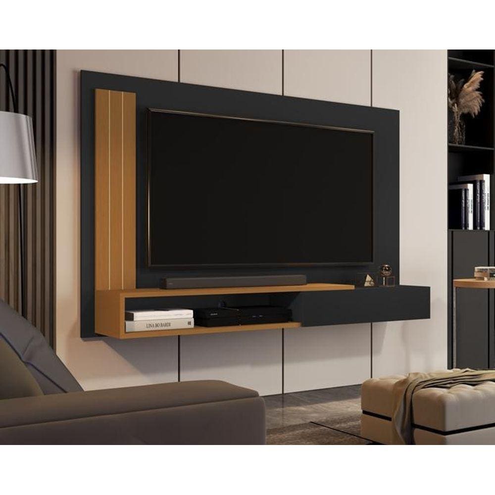 Painel Até 55 Polegadas Marlene Preto / Nature Comprar