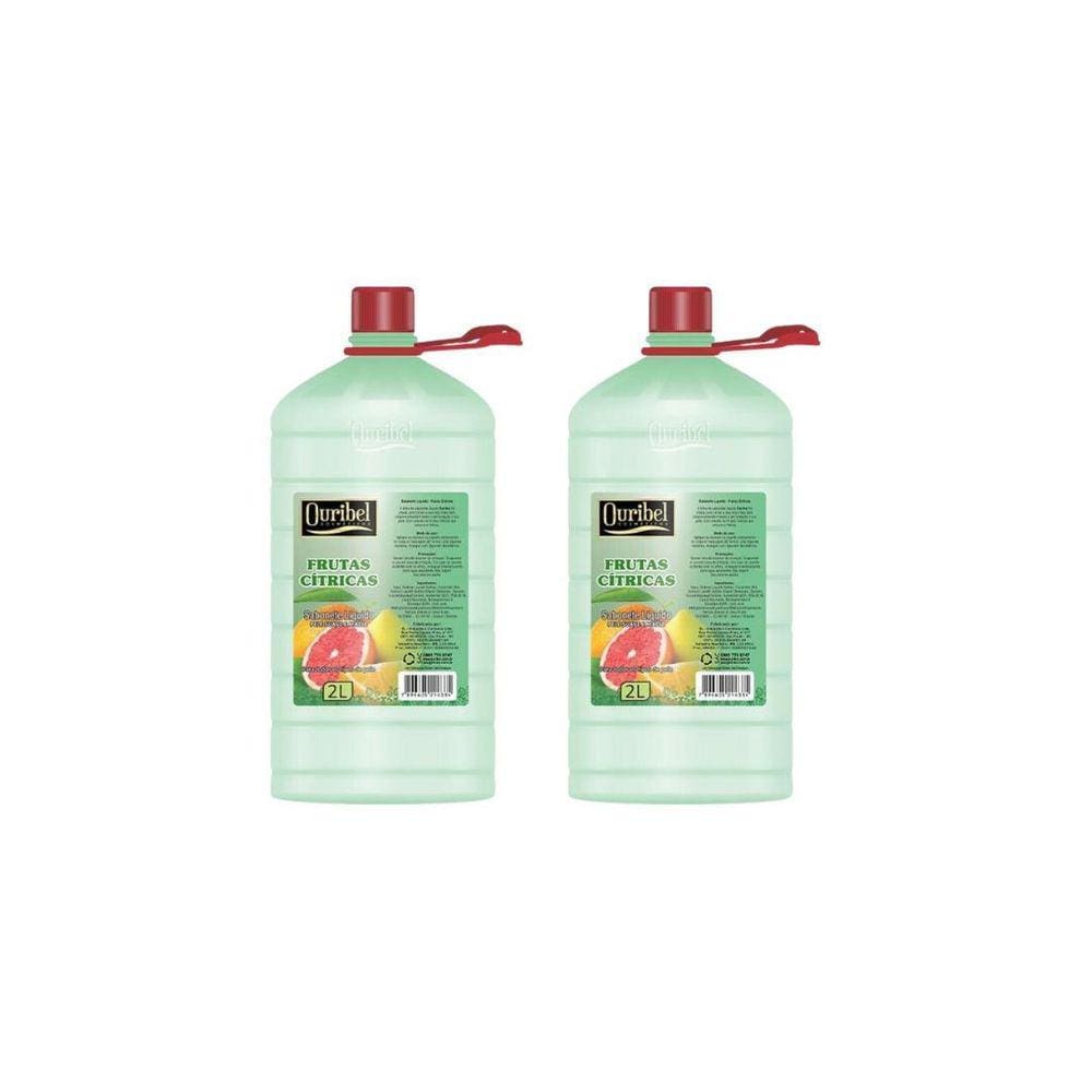 Sabonete Liquido Ouribel 2000Ml Frutas Citricas - Kit C/2Un
