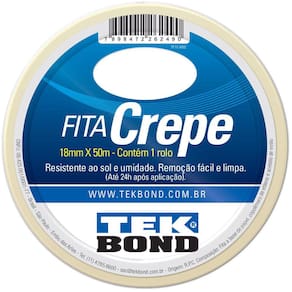 Fita Crepe ATB 18MM x 50MT - Tekbond 21111018500