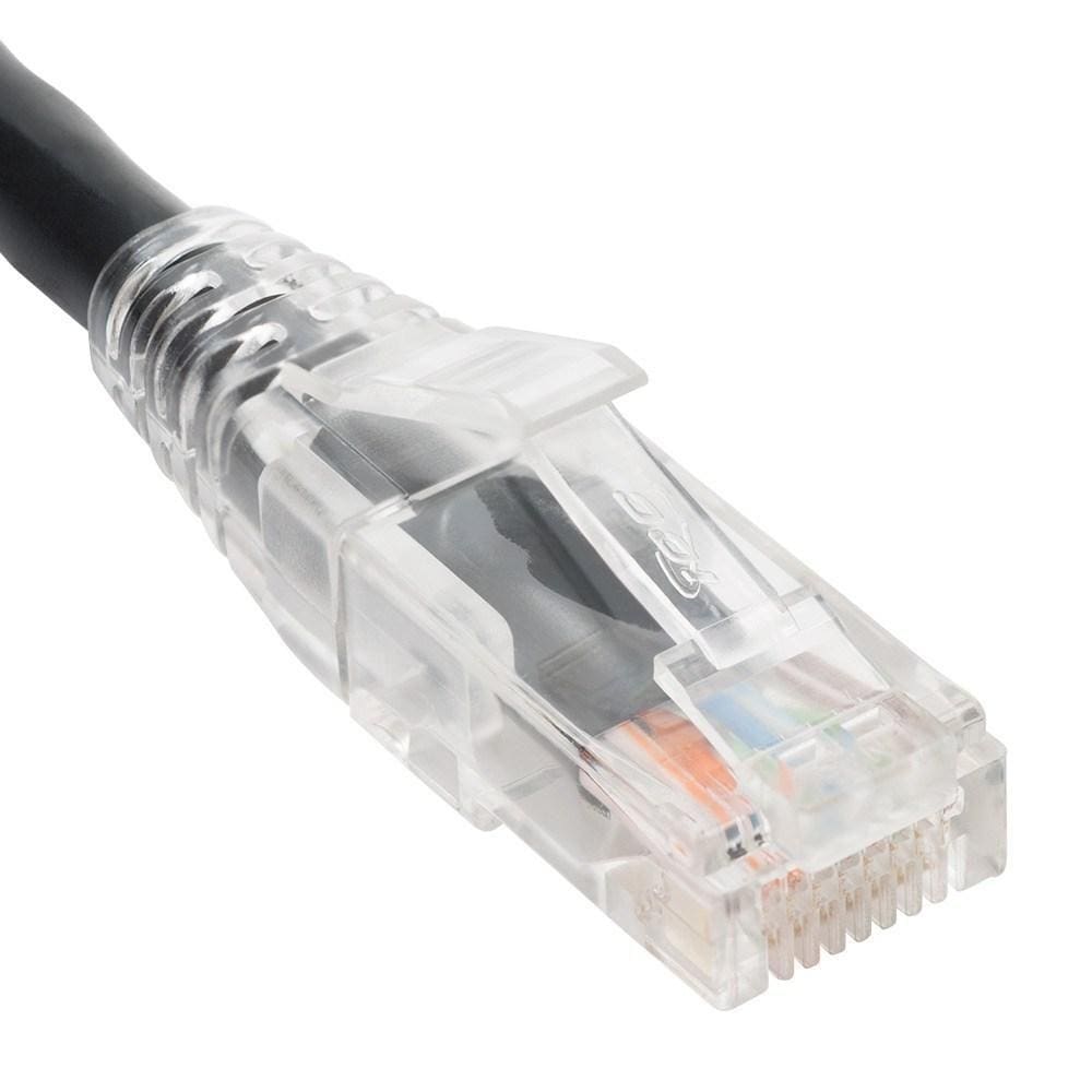 Patch Cord Cat6 Clear Boot 10` Preto