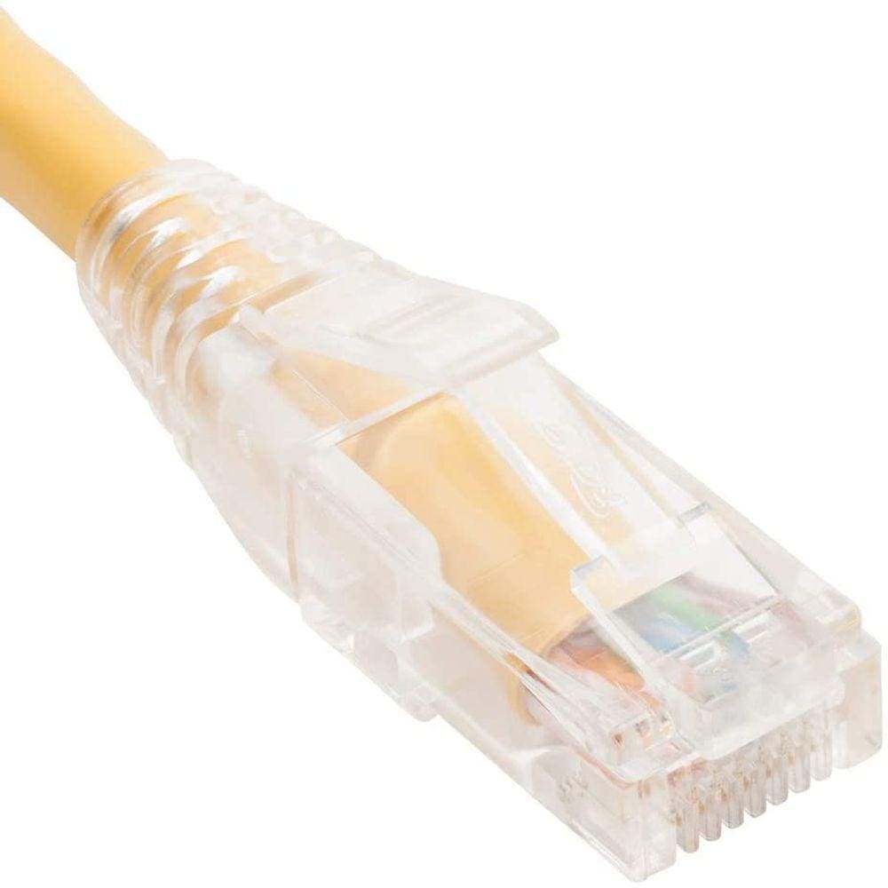 Patch Cord Cat6 Clear Boot 5` Amarelo