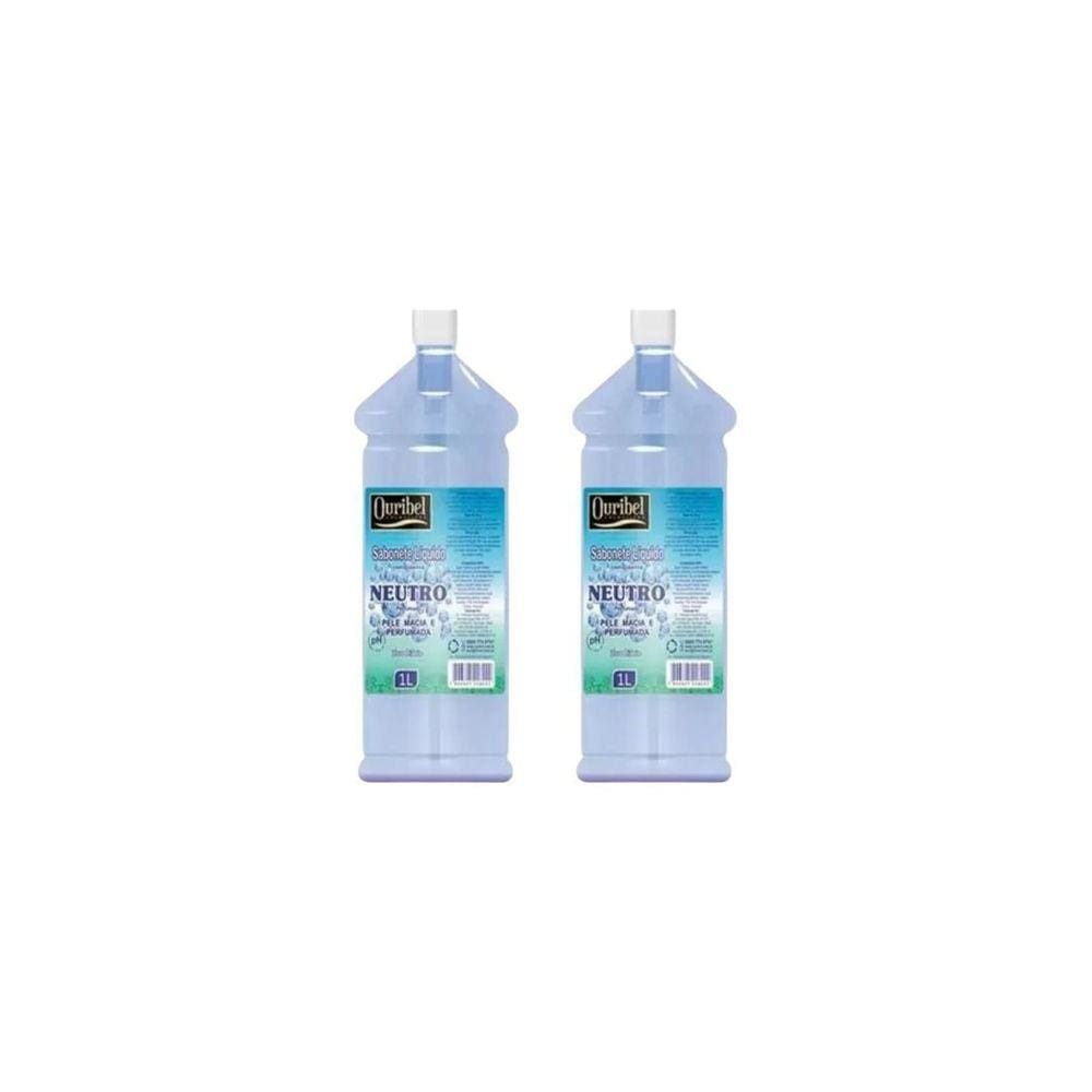 Sabonete Liquido Ouribel 2000Ml Neutro Perfumado - Kit C/2Un