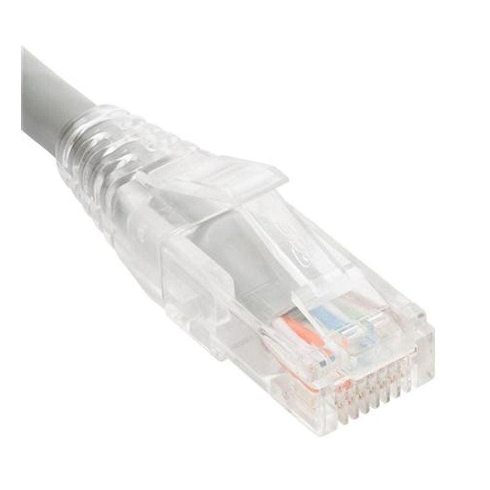 Patch Cord Cat6 Clear Boot 1` Cinza