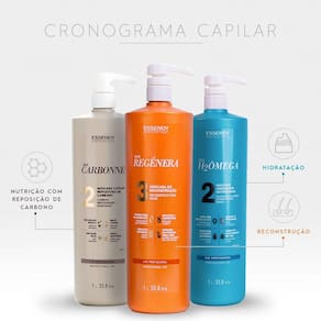 Kit Cronograma Capilar Profissional Essendy (3 Produtos)