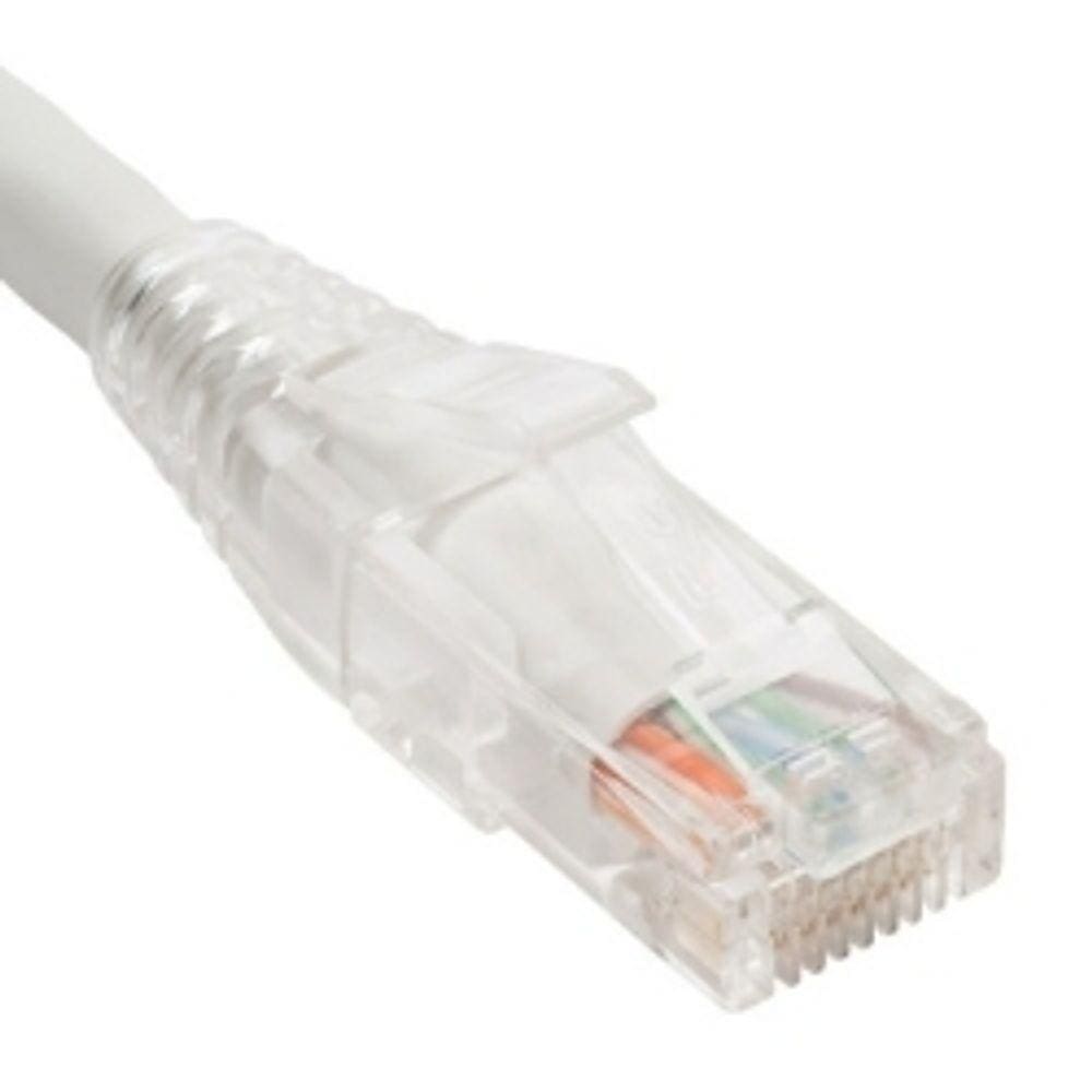 Cordão De Remendo Cat6, Bota Transparente, 14`, Branca