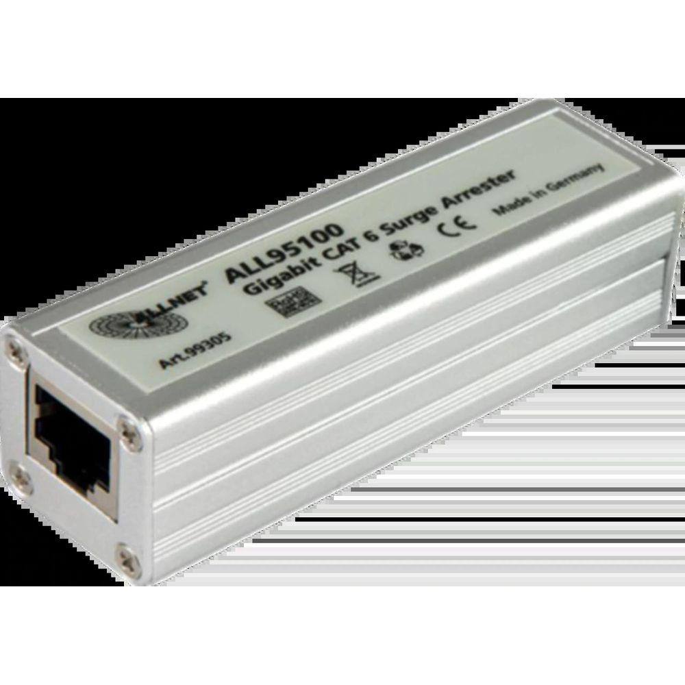 Protetor de sobretensão Ethernet PoE+ Giga RJ45