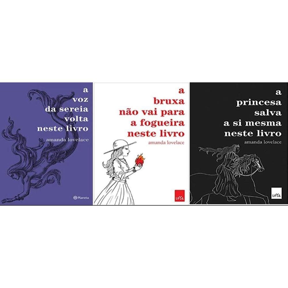 Kit 3 Livros Amanda Lovelace A Princesa Salva A Si Mesma A