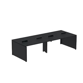 Mesa Plataforma Dupla para 4 Lugares para Coworking 160x120/4p Preto/Preto
