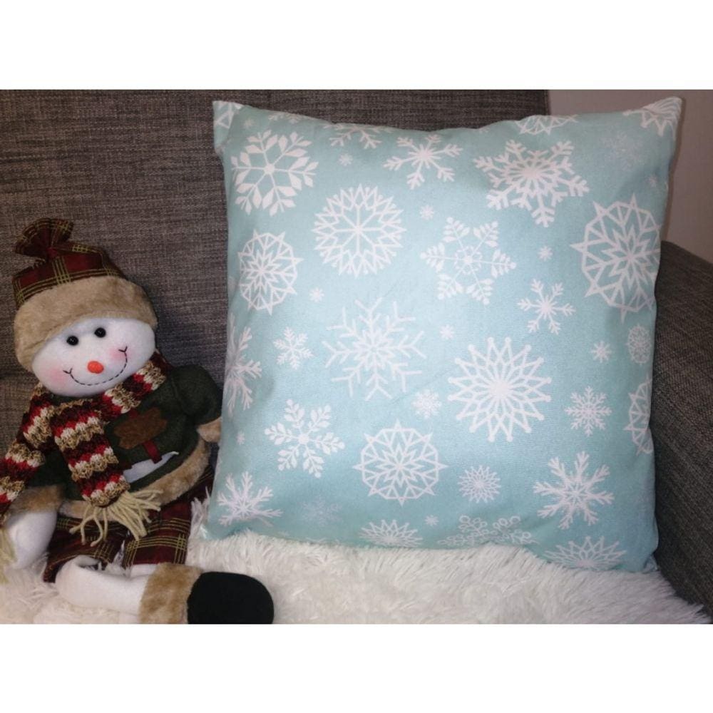Pacote de capa de almofada com design de Natal 45x45cm - 002