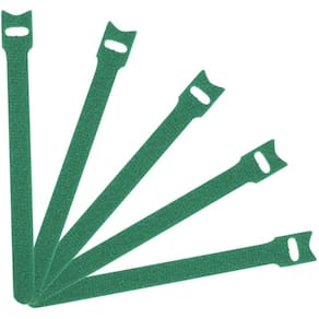 Organizador de cabos Fita de gravata de verde mourisco x20