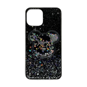 Capa de telefone Black Bear para 12 Pro com suporte e rotação