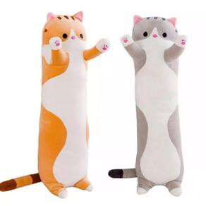 Almofada de pelúcia Kitten, almofada de pelúcia, 60 cm, Kawaii Cat Embrace