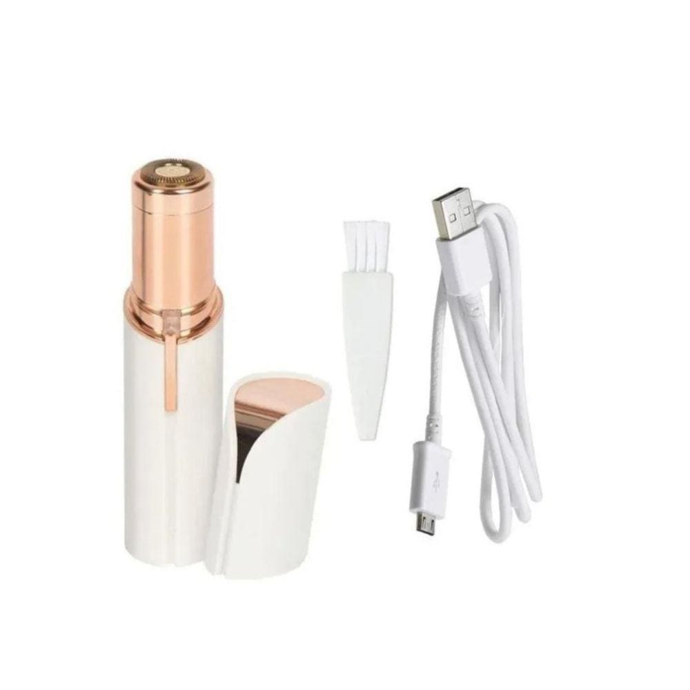 Depiladora de remoção de pelos faciais USB recarregável portátil