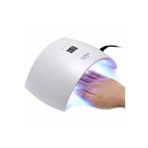 Lâmpada de secador de unhas UV Manicure 24W 15 LED 365 + 405nm branca