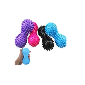 Bola de massagem Double Hedgehog para Pilates, pés, corpo e mãos x2