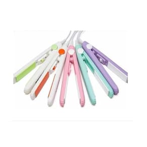 Alisador de cabelo elétrico de cerâmica Mini PINK Travel