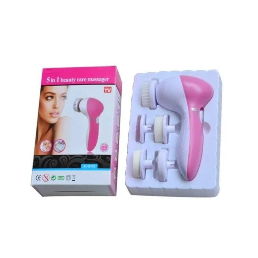 Massageador facial e esfoliante 5 em 1