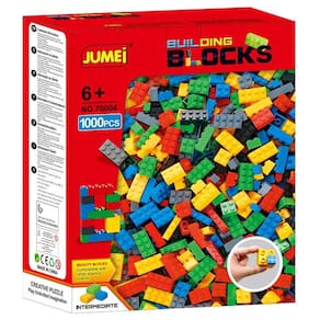 Blocos de construção Lego Type 1000 peças com farelo