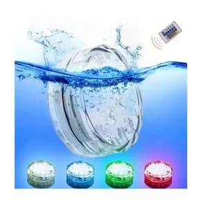 Luz LED para piscina submersível com controle remoto
