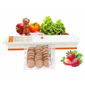 Máquina de embalagem de alimentos Fresh Pack Pro com seladora a vácuo com 10 sacos