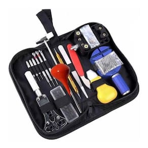 Kit de ferramentas para relojoeiros de 16 peças com estojo de relógio Watches 1390