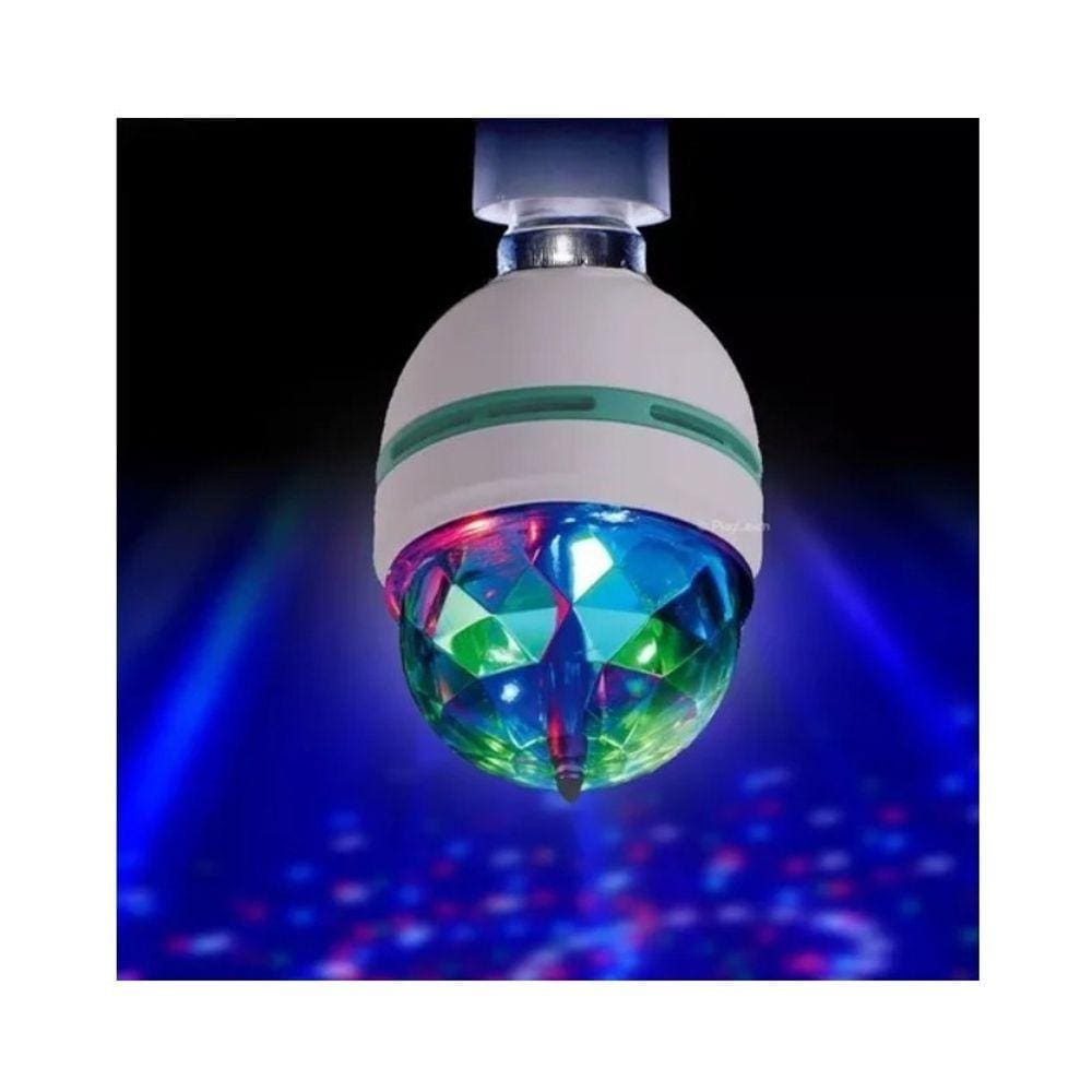 Bobina de festa giratória LED Blister Ball 3W RGB E27 85-265V