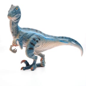 Figura de dinossauro Velociraptor de 24 cm de plástico para crianças a partir de 3 anos