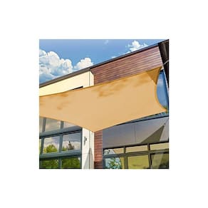 Toldo Candle Shade 5x5m, quadrado, proteção UV, cor bege
