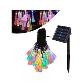 Luzes de Natal solares LED Garland 6m multicoloridas