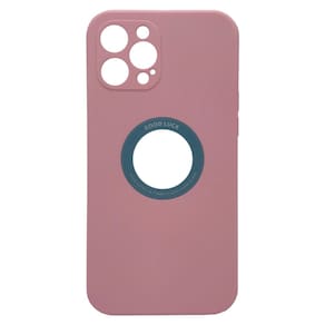 Capa de telefone grossa de silicone com microfibra para 12 Pro Ma