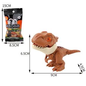 Mini Dinosaurs Finger Teethers, conjunto de 4 modelos colecionáveis