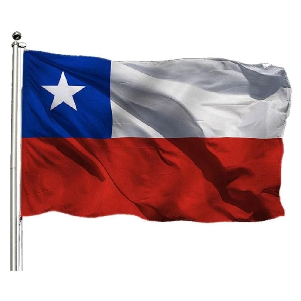 Bandeira do Chile 90x135cm para meninas
