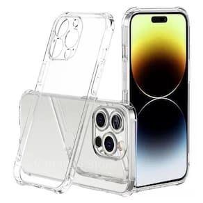 Capa de telefone de plástico transparente flexível para 14 Pro Ma
