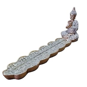 Porta-incensos Feng Shui Buddha Lago 19,5 cm de altura 7 cm